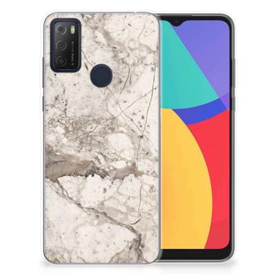 Alcatel 1S (2021) | TPU | Siliconen hoesje | Marmer Beige