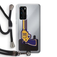 Pew Pew Pew: Huawei P40 Transparant Hoesje met koord