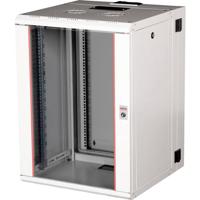 ROLINE 19-inch wandbehuizing Pro 16 U, 600x600 BxD tweedelig draaibaar grijs