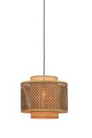 Hanglamp Bhutan - Bamboe/Zwart - Ø40cm