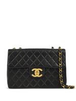 CHANEL Pre-Owned sac porté épaule Jumbo Classic Flap (1995) - Noir - thumbnail