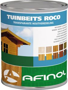 Afinol Tuinbeits Roco Transparant Naturel Brown (naturelbruin) 750 ml