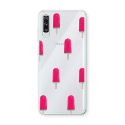 Waterijsje: Samsung Galaxy A70 Transparant Hoesje