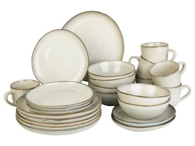 LIVARNO home Serviesset 24-delig (Beige)