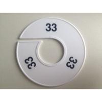 Maatring 11cm wit/zwart 33