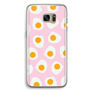 Dancing eggs: Samsung Galaxy S7 Edge Transparant Hoesje