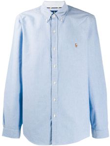 Polo Ralph Lauren chemise à logo poitrine - Bleu