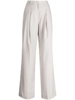 Low Classic pantalon de tailleur en laine à plis - Gris - thumbnail