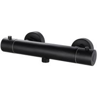 Xellanz Rio Thermostatische Douchemengkraan Mat Zwart - 15 cm