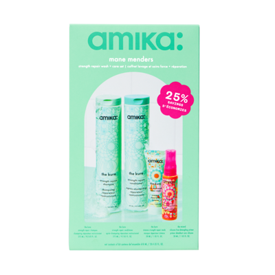 amika mane menders strenght repair wash + care set