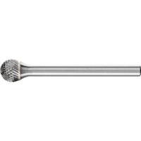 PFERD TOOLS 21213073 Freesstift Hardmetaal Bol 6 mm Lengte 35 mm Afmeting, Ø 6 mm Werklengte 5 mm Schachtdiameter 3 mm 1 stuks