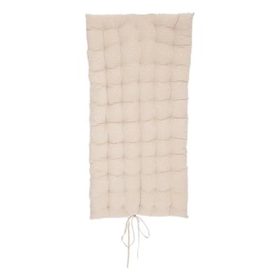 Atmosphera Vloerkussen Matras - beige - polyester/katoen - 120 x 60 x 5 cm - Extra lang