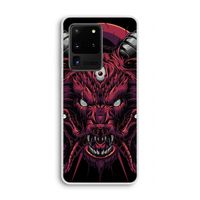 Hell Hound and Serpents: Samsung Galaxy S20 Ultra Transparant Hoesje Hell Hound and Serpents: Samsung Galaxy S20 Ultra Transparant Hoesje