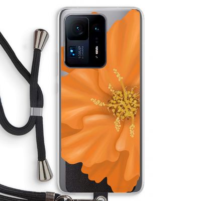 Orange Ellila flower: Xiaomi Mi Mix 4 Transparant Hoesje met koord