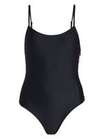 Karl Lagerfeld maillot de bain à logo Essential imprimé - Noir - thumbnail