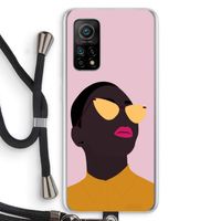 Yellow glasses: Xiaomi Mi 10T 5G Transparant Hoesje met koord