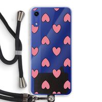 Ondersteboven verliefd: Honor Play 8A Transparant Hoesje met koord