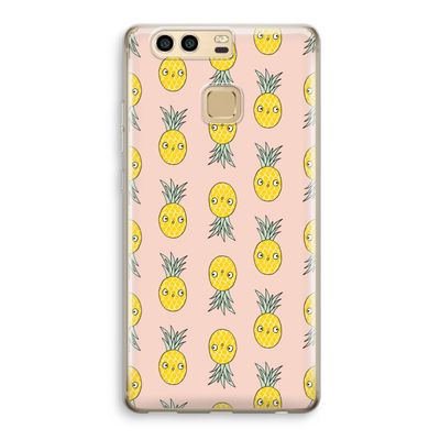 Ananas: Huawei P9 Transparant Hoesje