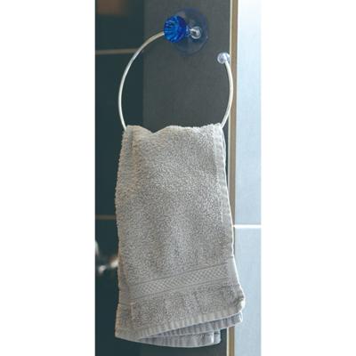Basic Handdoekhouder met zuignap 15.8x4 cm assorti