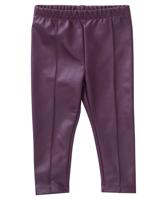 lederlook legging met naad lederlook legging met naad