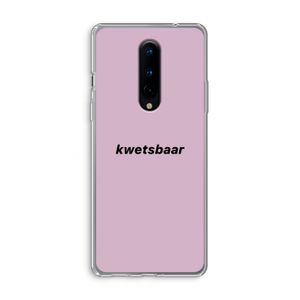 kwetsbaar: OnePlus 8 Transparant Hoesje
