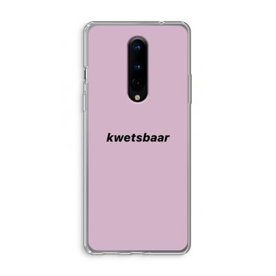 kwetsbaar: OnePlus 8 Transparant Hoesje