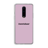 kwetsbaar: OnePlus 8 Transparant Hoesje