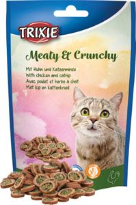TRIXIE 42673 lekkernij voor honden & katten Kat Snack Kattenkruid, Kip 50 g