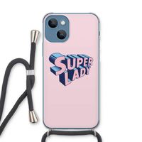 Superlady: iPhone 13 Transparant Hoesje met koord