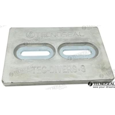 TENTECDIVERSS - ZINK PLAAT ANODE 152X102X13MM MINIDIVERS