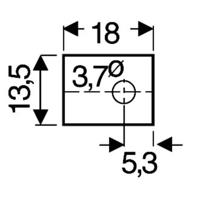 Fischer Elektronik GS 66 P Mica schijf (l x b) 18 mm x 13.5 mm Geschikt voor TOP-66 1 stuk(s)