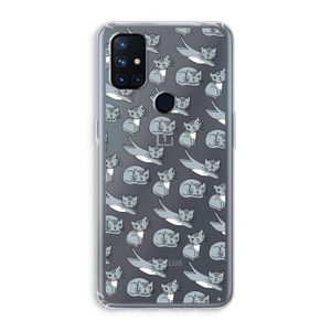 Poezen: OnePlus Nord N10 5G Transparant Hoesje