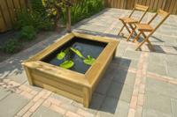 Quadro wood II houten FSC frame voor Quadro 6 H47,5x147,5x103,5 cm Ubbink Ubbink - Ubbink