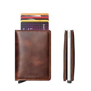 Secrid Slim Wallet Portemonnee Vintage Brown