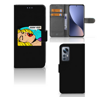 Xiaomi 12 | 12X Wallet Case met Pasjes Popart Oh Yes - thumbnail