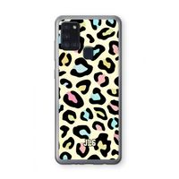Leopard pattern: Samsung Galaxy A21s Transparant Hoesje