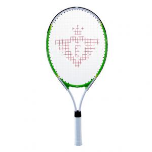 Angel Sports tennisracket 25 inch met twee ballen groen