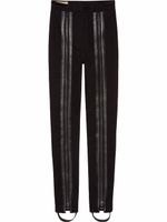 Gucci pantalon à détails de zips - Noir