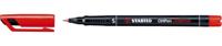 STABILO OHPen universal, OHP-marker, permanent, superfijn 0,4 mm, rood