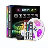 creëer een magische sfeer met 5050 rgb ledstripverlichting - muzieksynchronisatie kleurverandering, afstandsbediening, perfect voor thuis, tuin, feest en meer! Lightinthebox