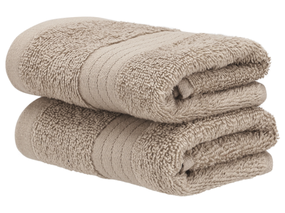 LIVARNO home 2 Gastendoekjes 50 x 30 cm (Beige)