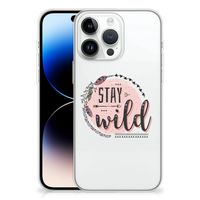 iPhone 14 Pro Max Telefoonhoesje met Naam Boho Stay Wild