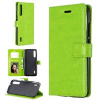 Voor Xiaomi mi a2 Crazy Horse textuur horizontale Flip lederen draagtas met houder & kaartsleuven & portemonnee & fotolijstjes (groen)