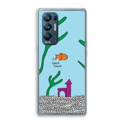Aquarium: Oppo Find X3 Neo Transparant Hoesje