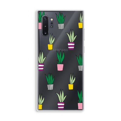 Sanseveria: Samsung Galaxy Note 10 Plus Transparant Hoesje