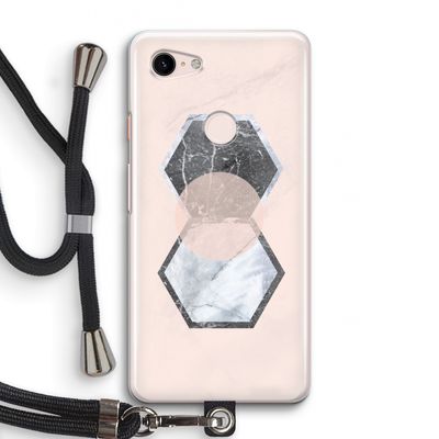 Creatieve toets: Pixel 3 Transparant Hoesje met koord