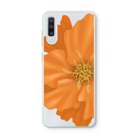 Orange Ellila flower: Samsung Galaxy A70 Transparant Hoesje