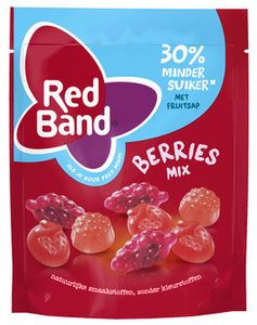Red Band Red Band - Berries Winegum Mix 200 Gram 10 Stuks