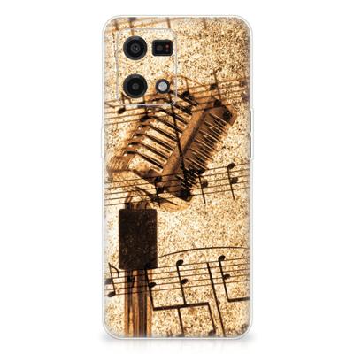 OPPO Reno7 4G | Siliconen hoesje | met foto Bladmuziek OPPO Reno7 4G | Siliconen hoesje | met foto Bladmuziek