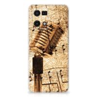 OPPO Reno7 4G | Siliconen hoesje | met foto Bladmuziek